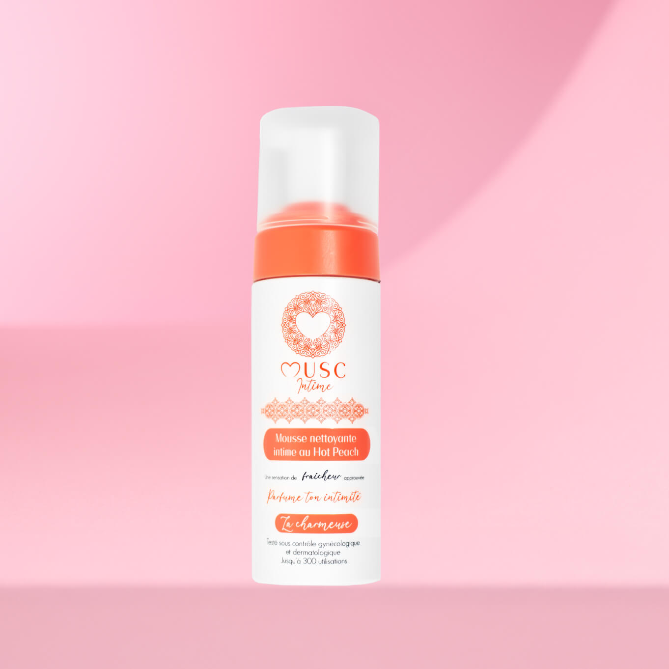 Mousse nettoyante intime à la Hot Peach - La Charmeuse (150ml)