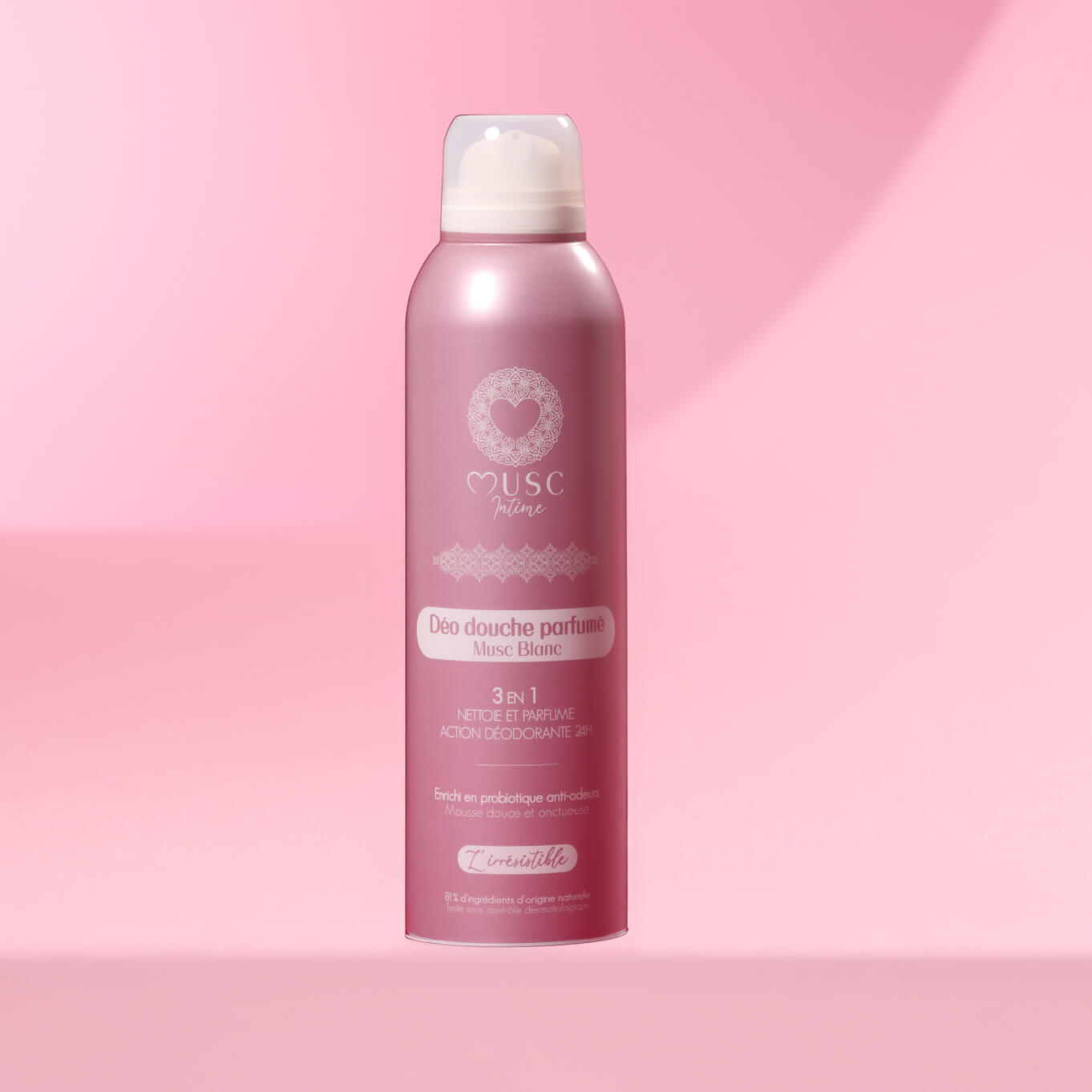 Déo douche parfumé Musc Blanc - L'Irrésistible