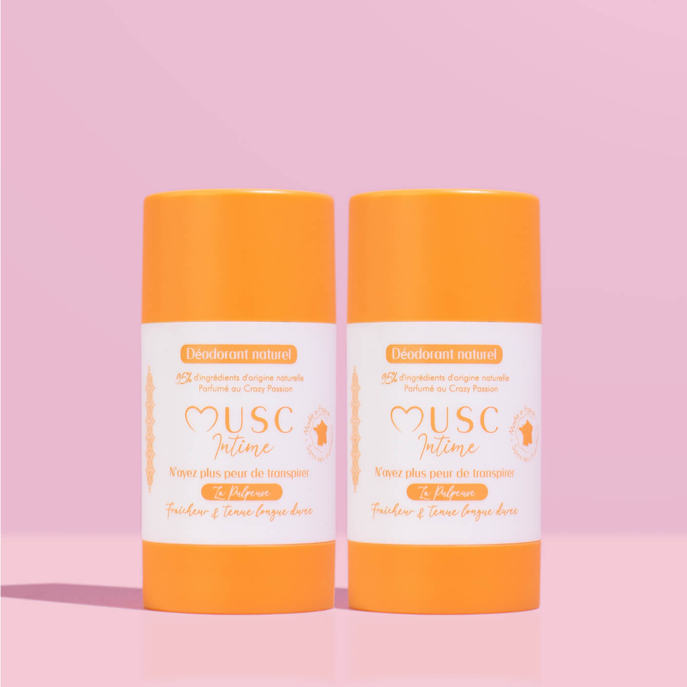 2 Déodorants naturels Crazy Passion