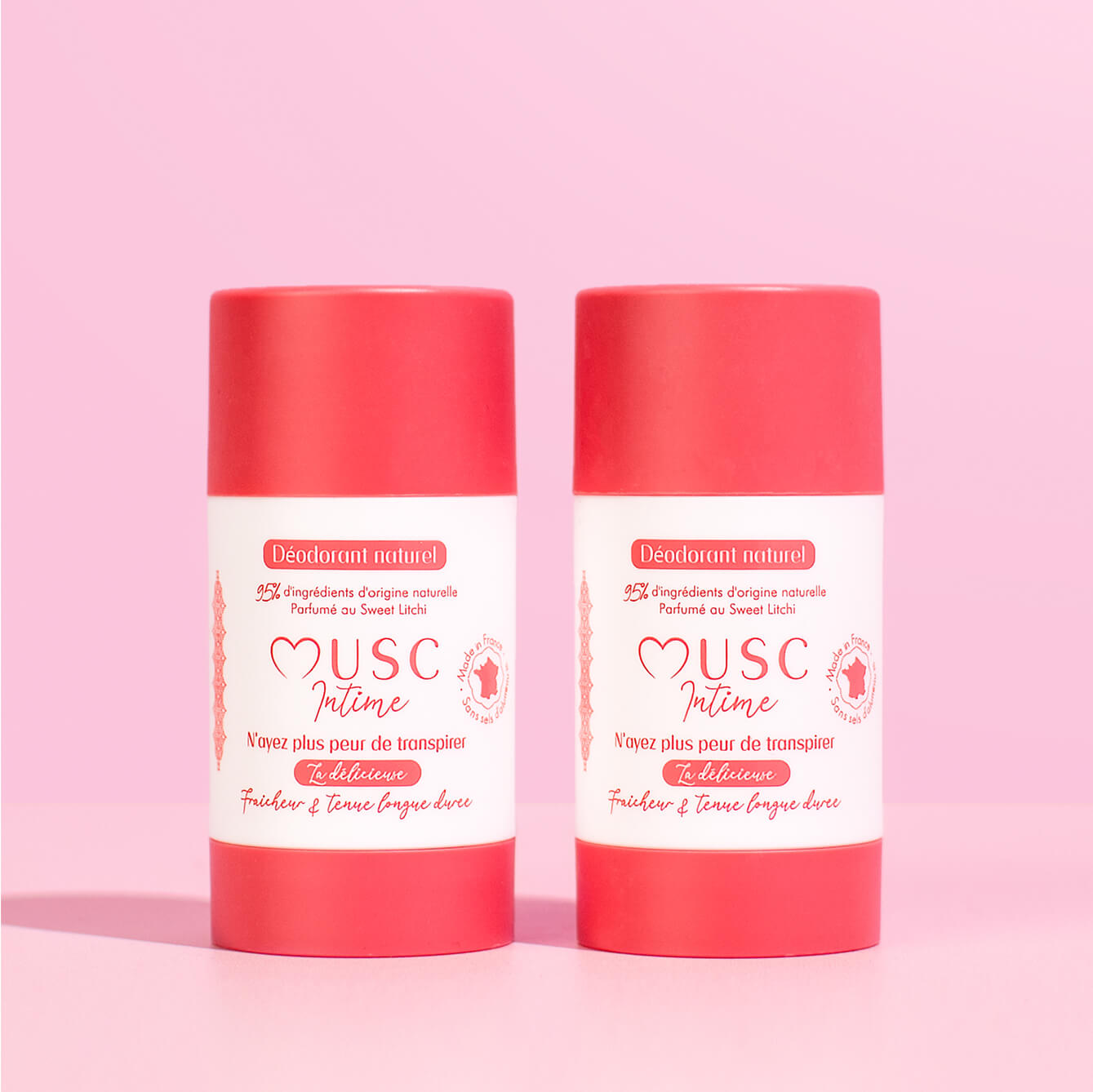 2 Déodorants naturels Sweet Litchi